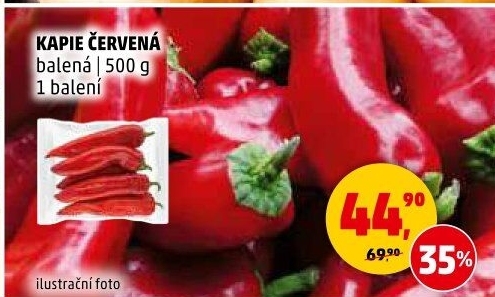 Paprika červená kapie