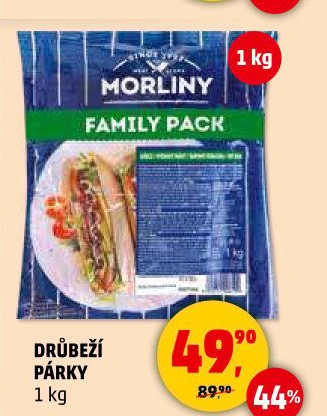 Párky drůbeží Morliny
