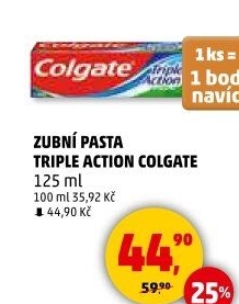 Pasta na zuby Triple Action Colgate