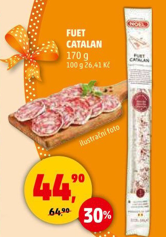 Salám Fuet Catalan Noel