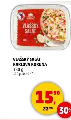 Salát vlašský Karlova Koruna