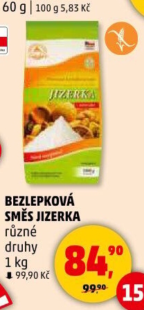 Směs bez lepku Jizerka Jizerské pekárny