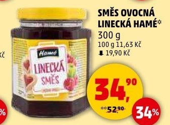 Směs ovocná linecká Hamé
