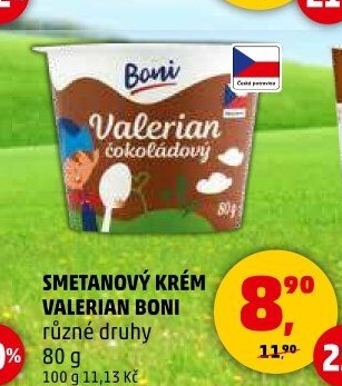 Smetanový krém Valerian Boni