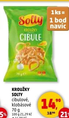 Snack Kroužky Solty