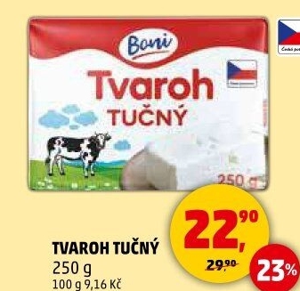 Tvaroh tučný Boni