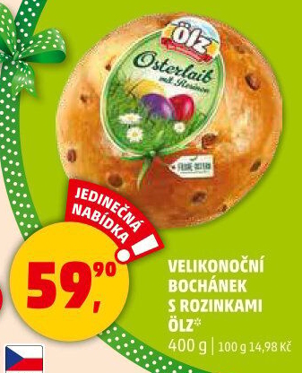 Velikonoční bochánek Ölz