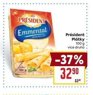 Président Plátky 100 g