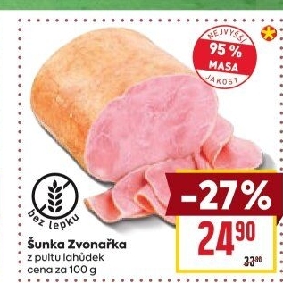 Šunka Zvonařka nejvyšší jakosti