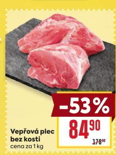 Vepřová plec bez kosti