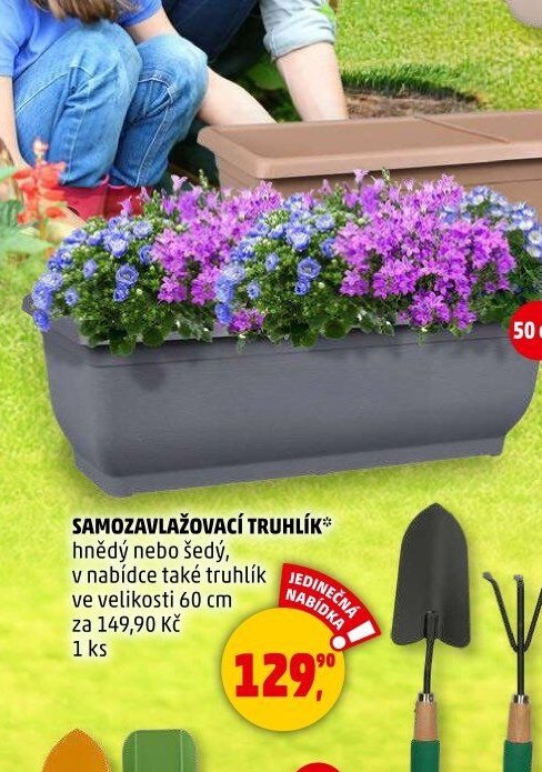 Samozavlažovací truhlík