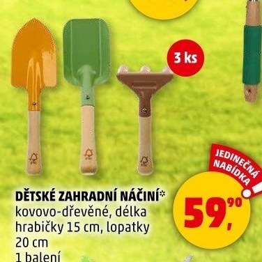 Dětské zahradní nářadí