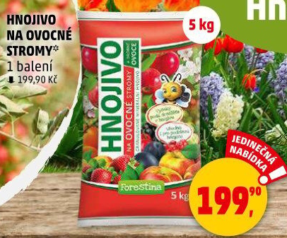 Hnojivo na ovocné stromy Forestina