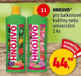 Hnojivo pro balkónové květiny Forestina