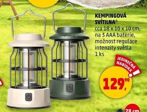 Kempingová svítilna