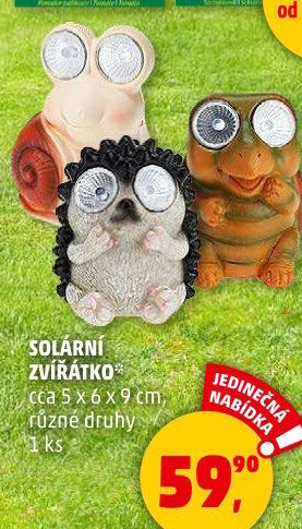 Svítící LED solární dekorace