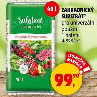 Univerzální zahradnický substrát