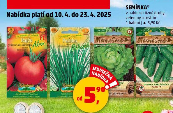 Zahradní osivo MoravoSeed