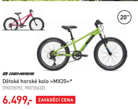 Dětské horské kolo MX Genesis