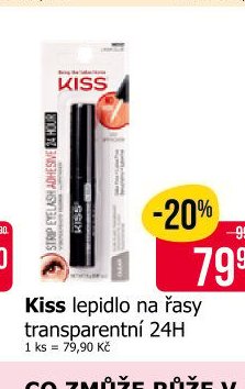 Kiss lepidlo na řasy transparentní 24H