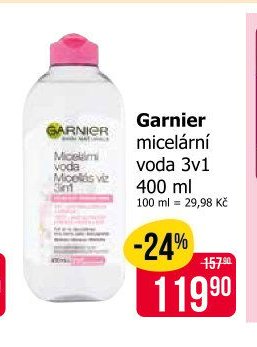 Garnier micelární voda 3v1 400 ml