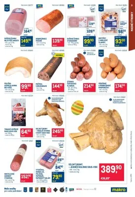 akční leták Makro 9.4.2025-22.4.2025