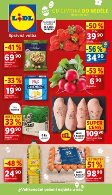 akční leták Lidl 17.4.2025-20.4.2025