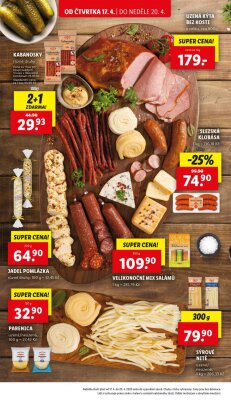 akční leták Lidl 17.4.2025-20.4.2025