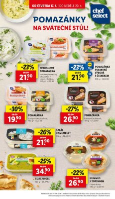 akční leták Lidl 17.4.2025-20.4.2025