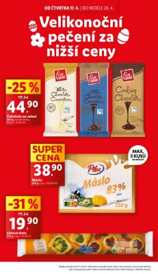 akční leták Lidl 17.4.2025-20.4.2025
