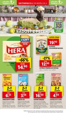 akční leták Lidl 17.4.2025-20.4.2025