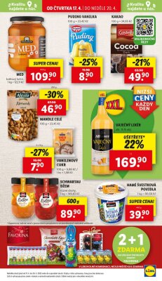 akční leták Lidl 17.4.2025-20.4.2025