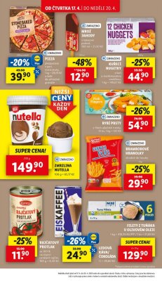akční leták Lidl 17.4.2025-20.4.2025