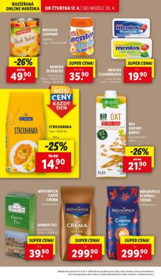 akční leták Lidl 17.4.2025-20.4.2025