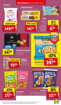 akční leták Lidl 17.4.2025-20.4.2025