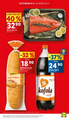 akční leták Lidl 17.4.2025-20.4.2025