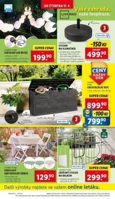 akční leták Lidl 17.4.2025-20.4.2025