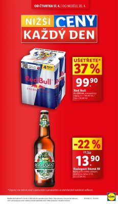 akční leták Lidl 17.4.2025-20.4.2025