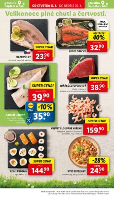 akční leták Lidl 17.4.2025-20.4.2025