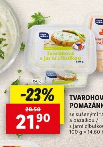 Tvarohová pomazánka s jarní cibulkou