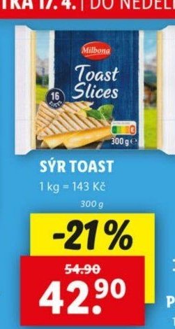 Milbona Toast Slices