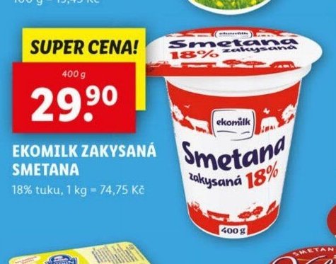 Ekomilk Zakysaná smetana