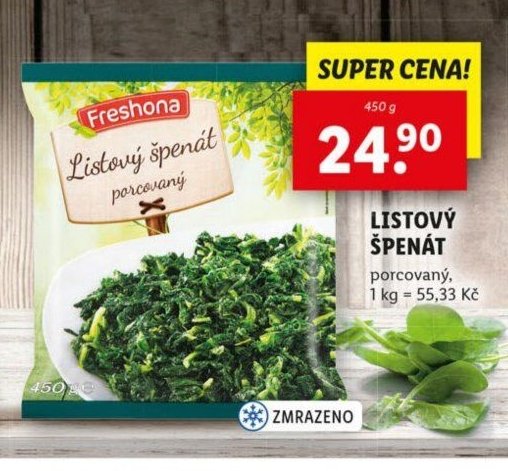 LISTOVÝ ŠPENÁT