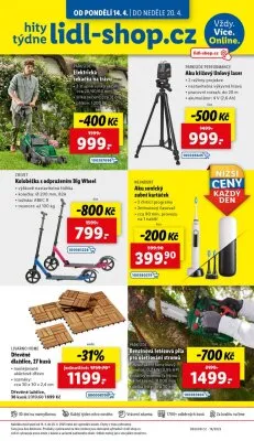 akční leták Lidl 14.4.2025-20.4.2025