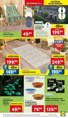 akční leták Lidl 14.4.2025-20.4.2025