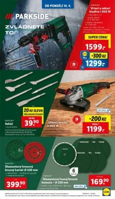akční leták Lidl 14.4.2025-20.4.2025