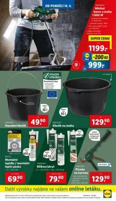 akční leták Lidl 14.4.2025-20.4.2025