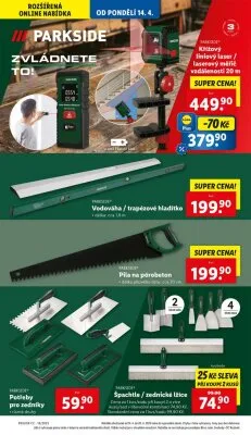 akční leták Lidl 14.4.2025-20.4.2025