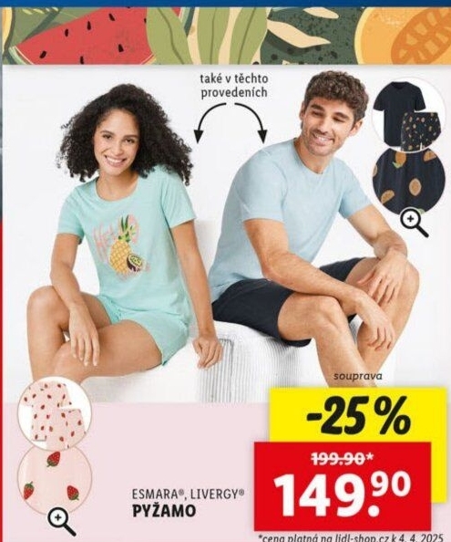Dámské pyžamo Esmara
