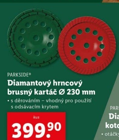 Diamantový brusný kartáč Parkside